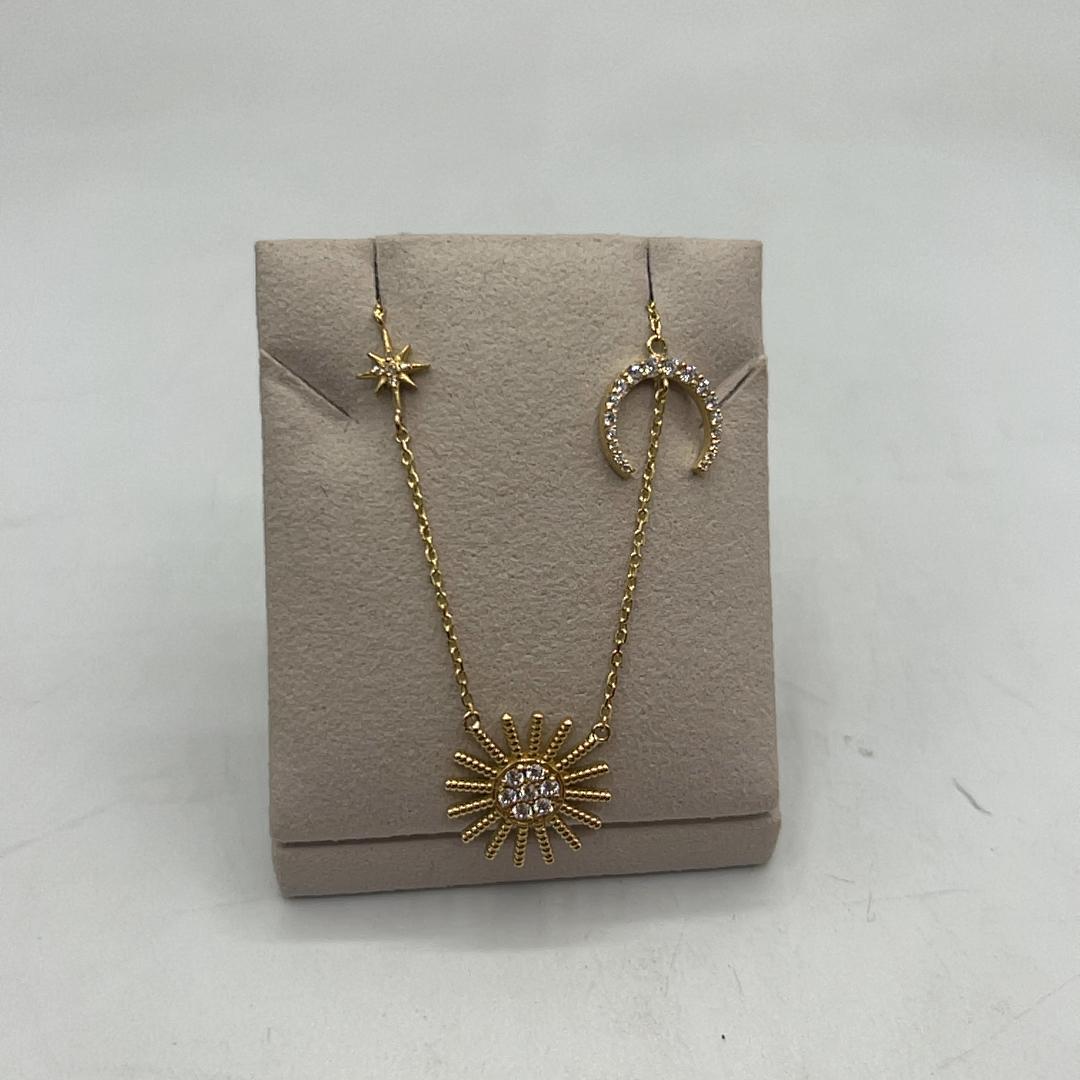 18k Sun Necklace