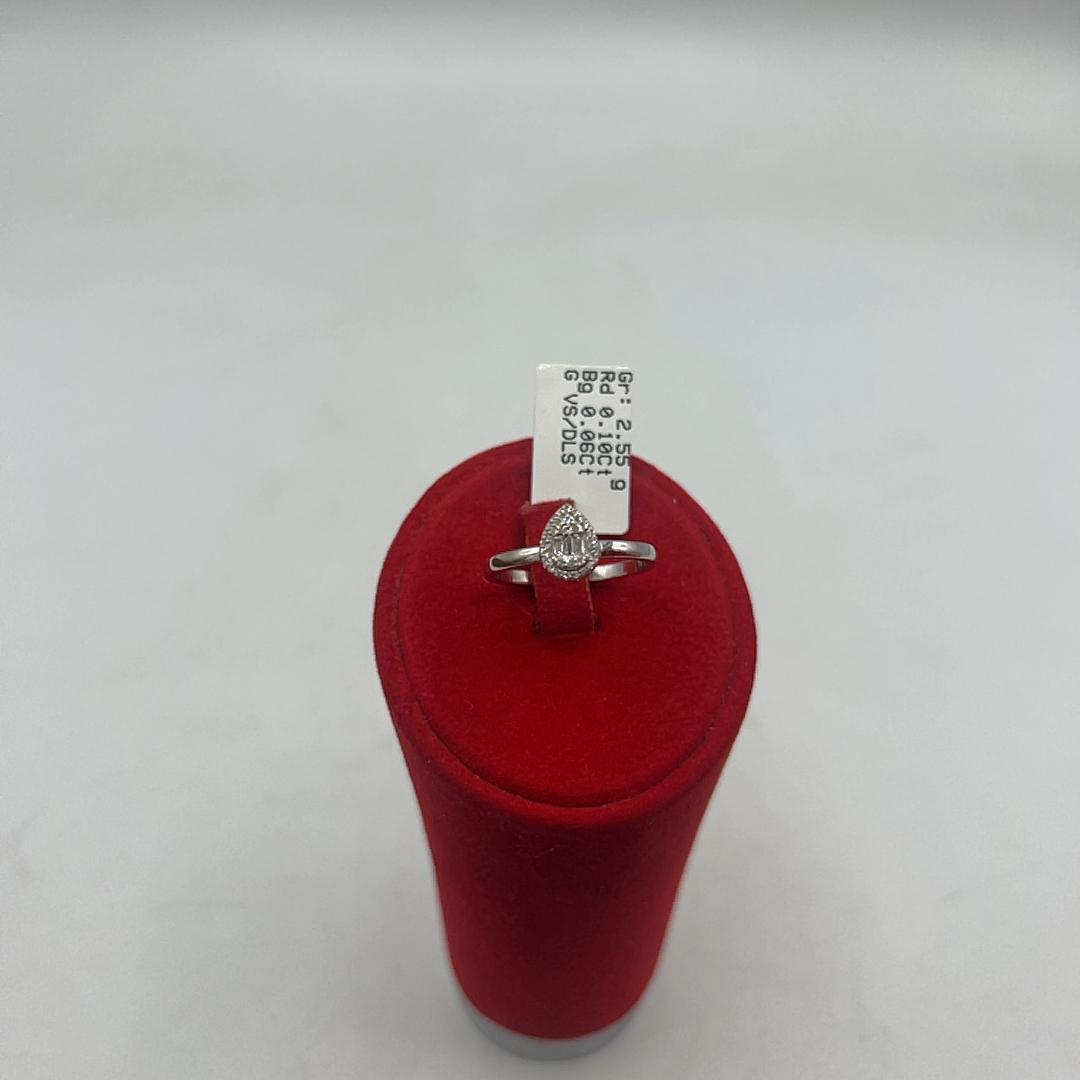 Pear Diamond Ring