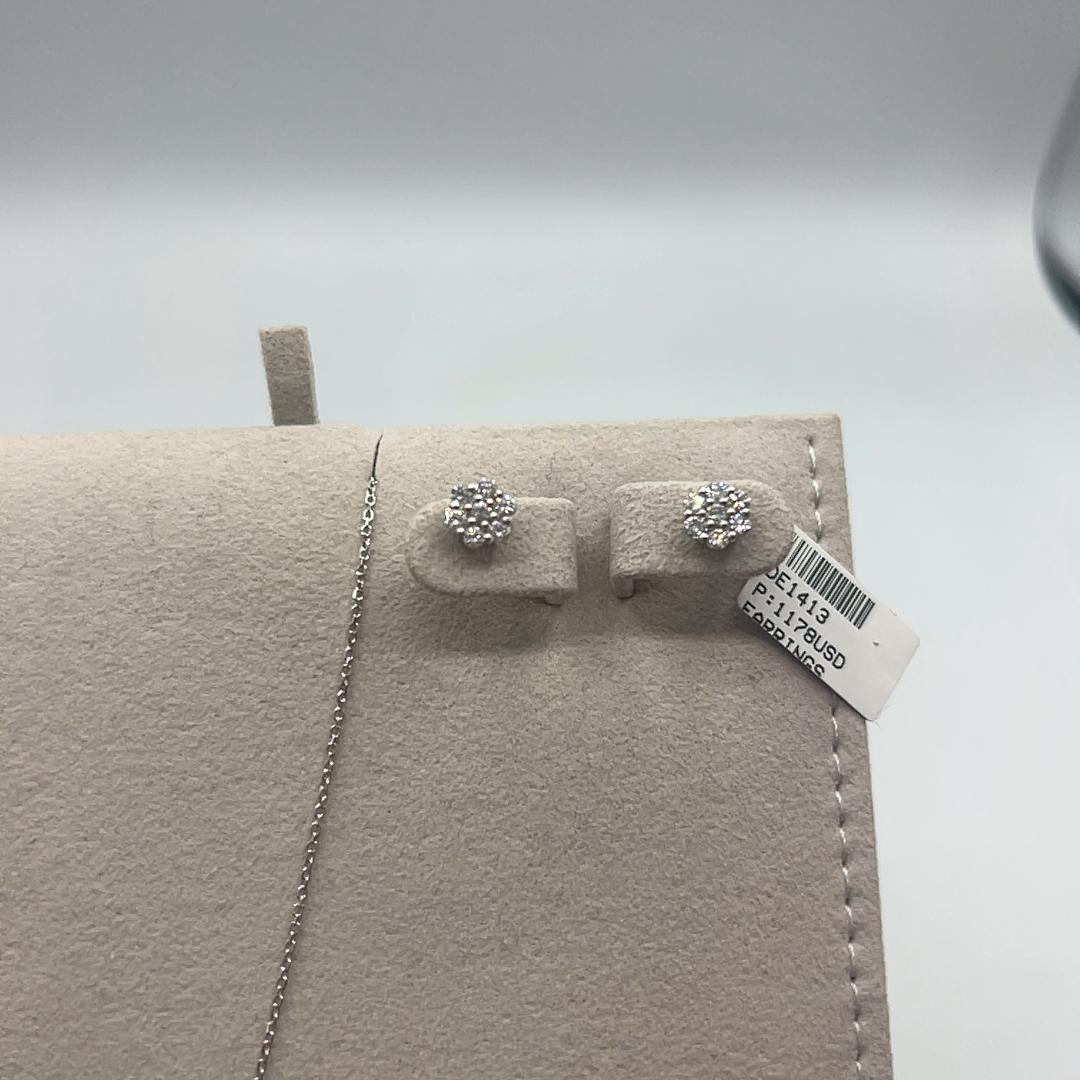 Flower Diamond Earrings