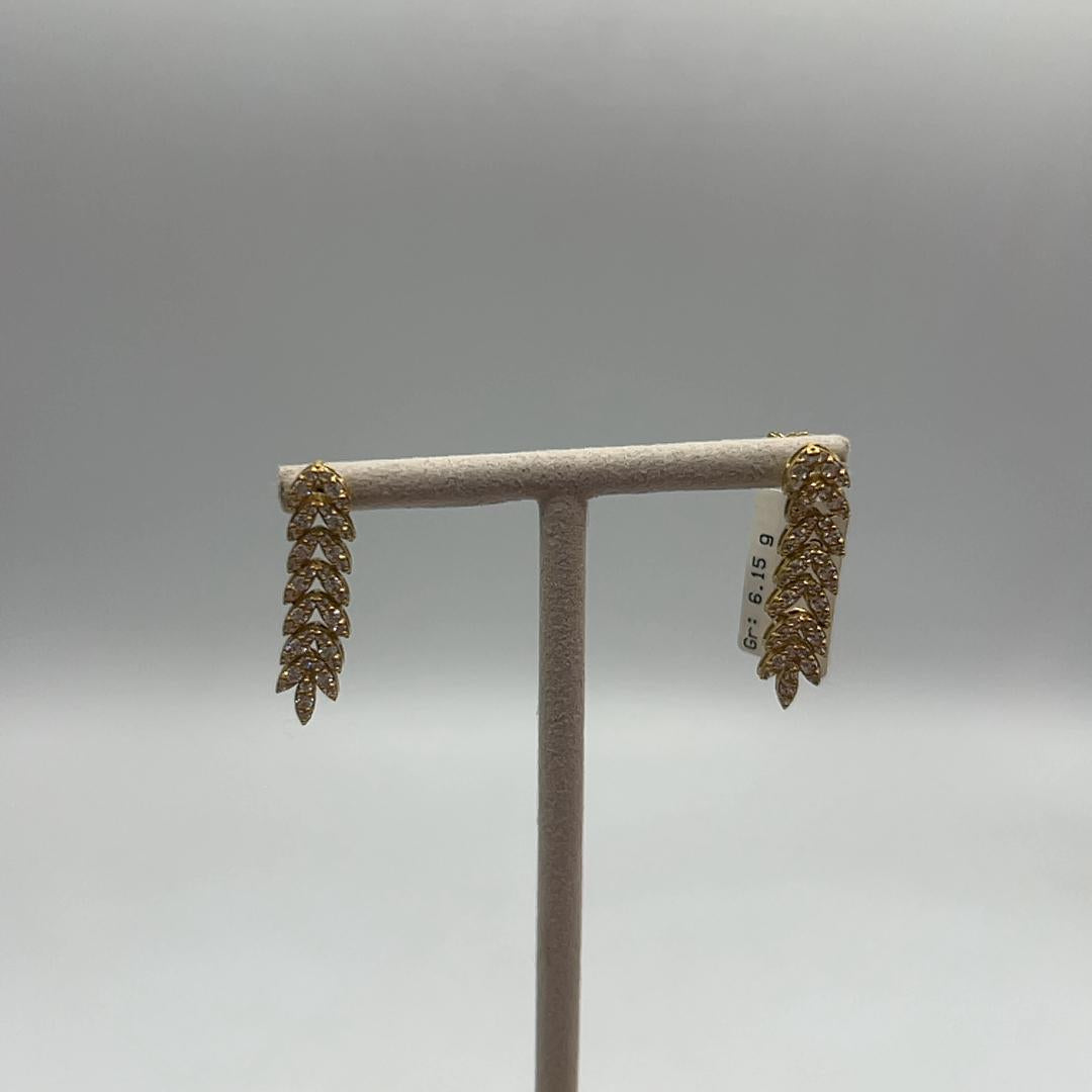 18k (zircon senbli) Earrings