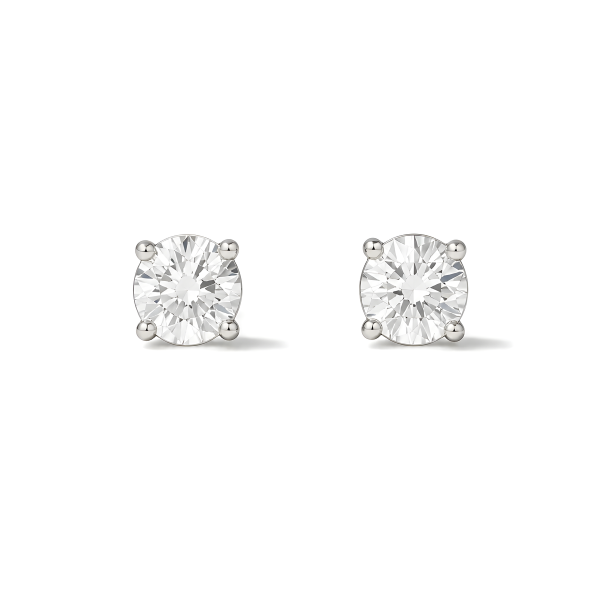 Round Diamond Studs