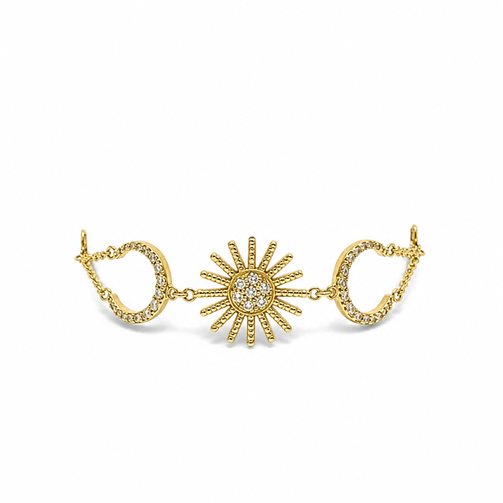 18k Sun Bracelet