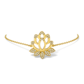 18k Lotus Bracelet