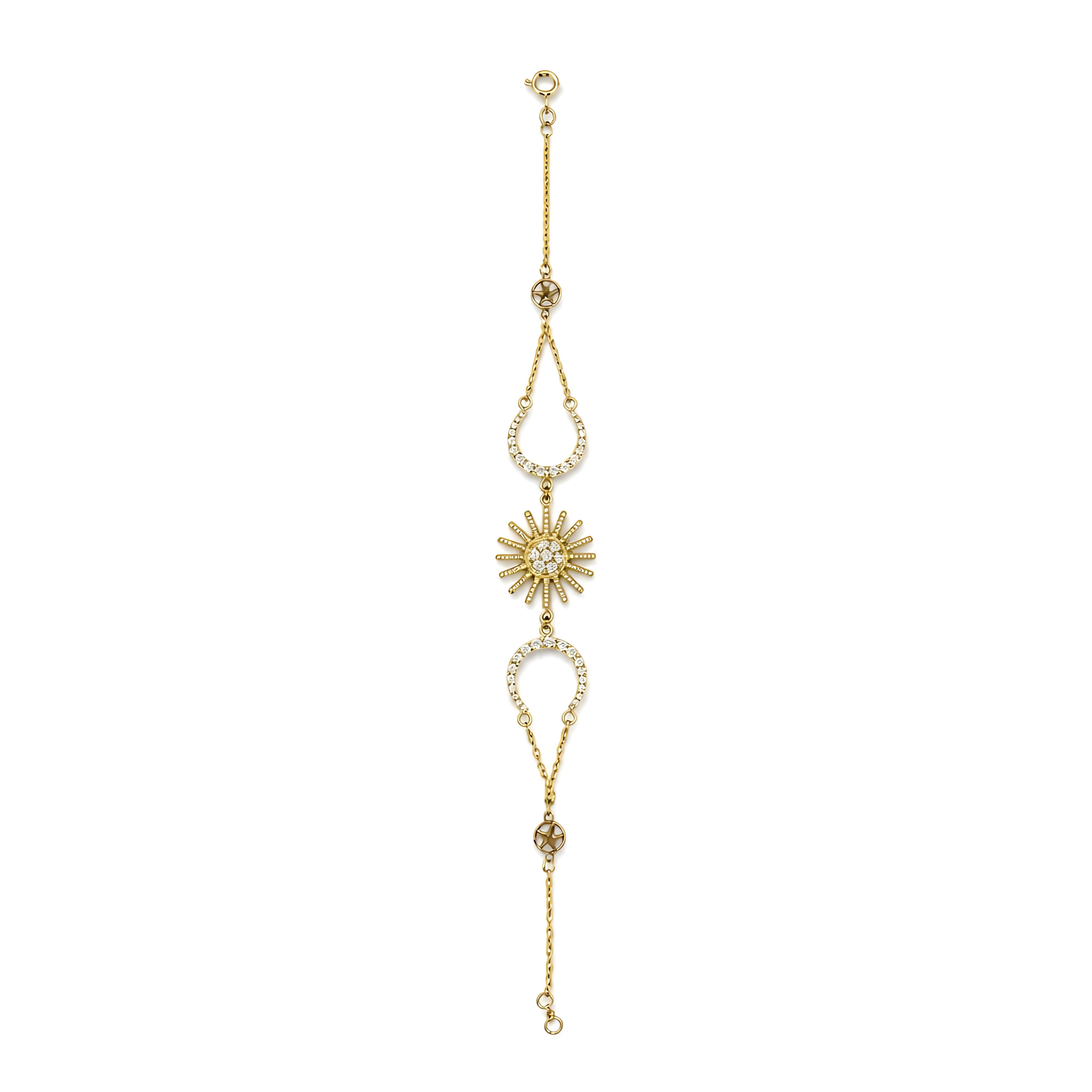 18k Sun Bracelet