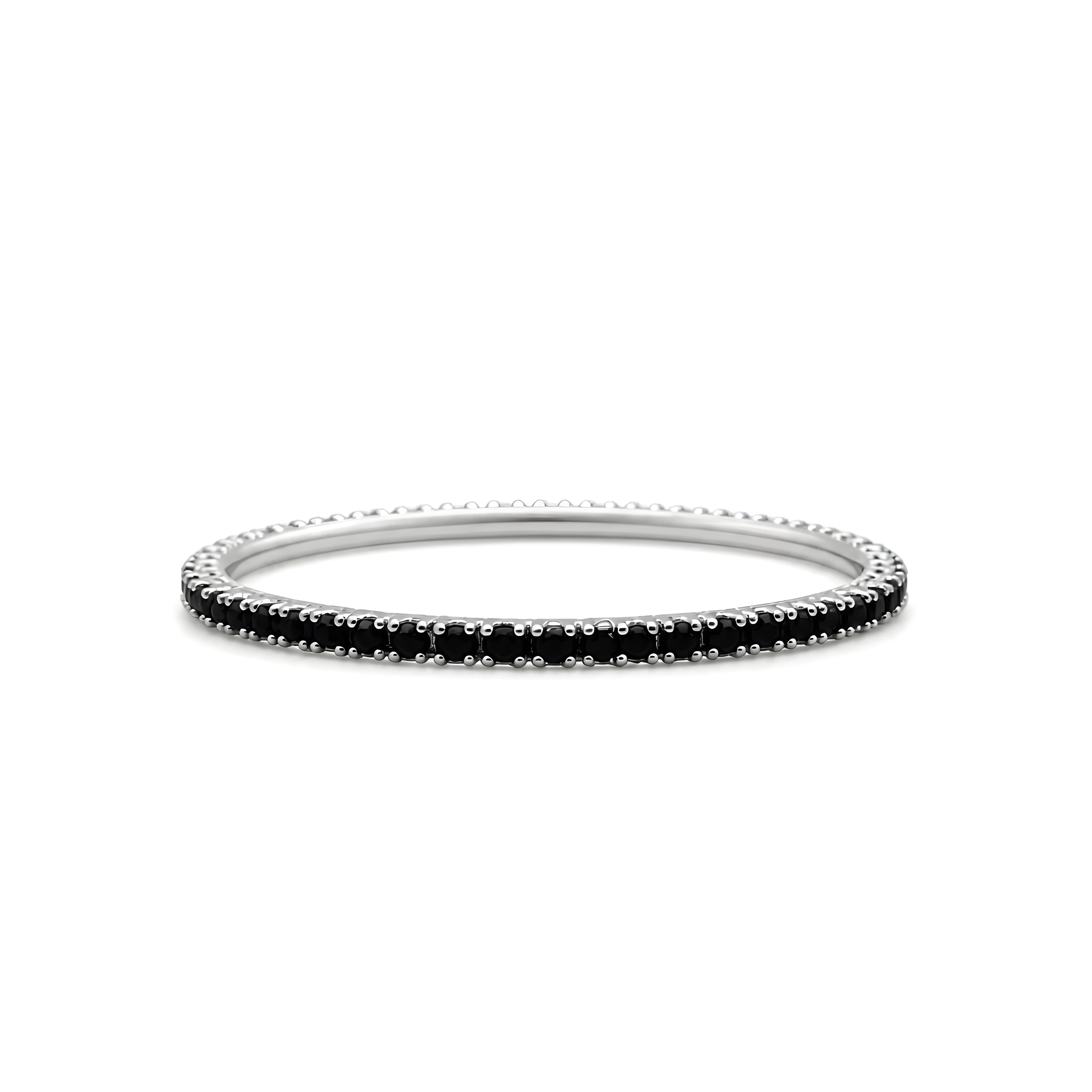 0.13 ct Black Diamond Tennis Bracelet