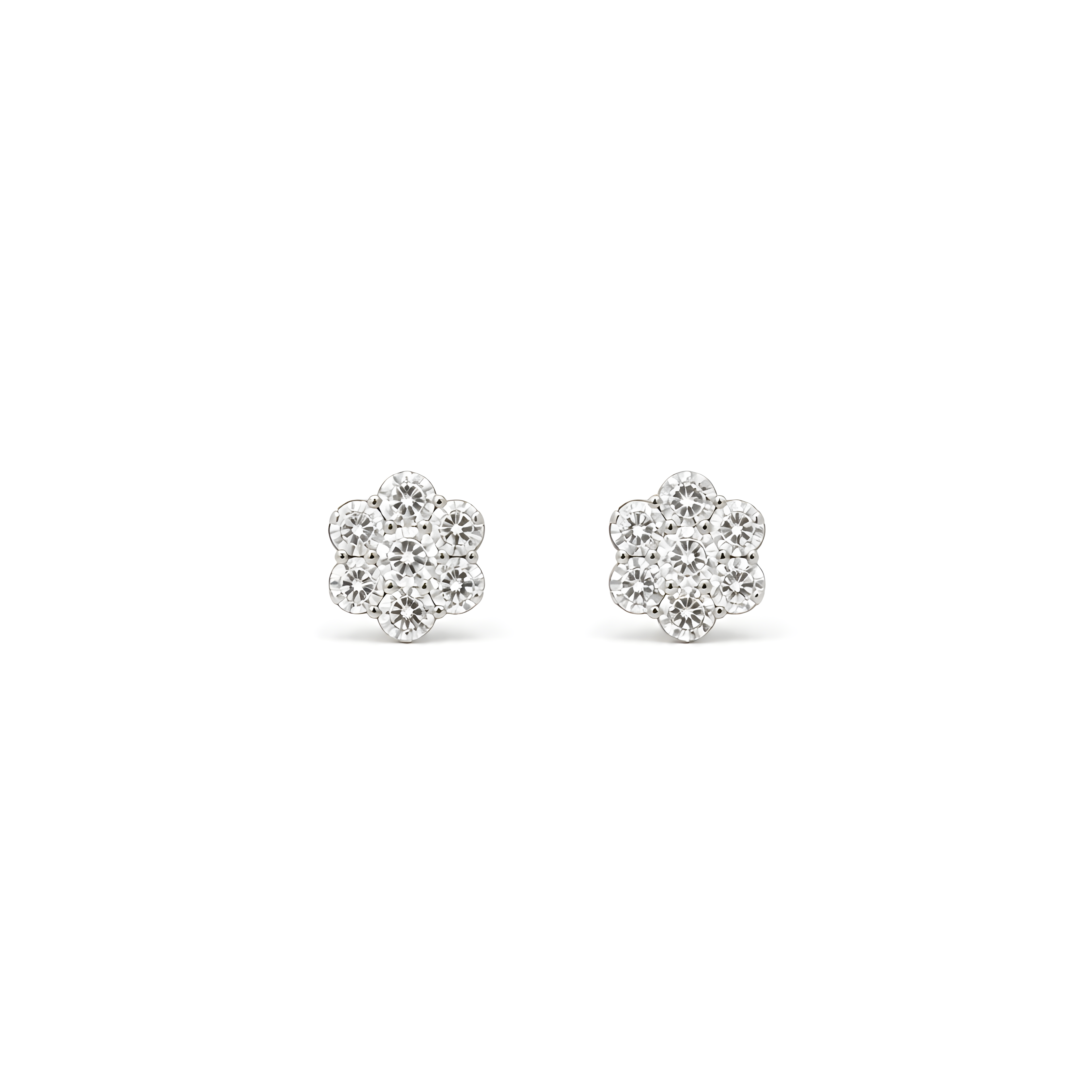 Flower Diamond Earrings