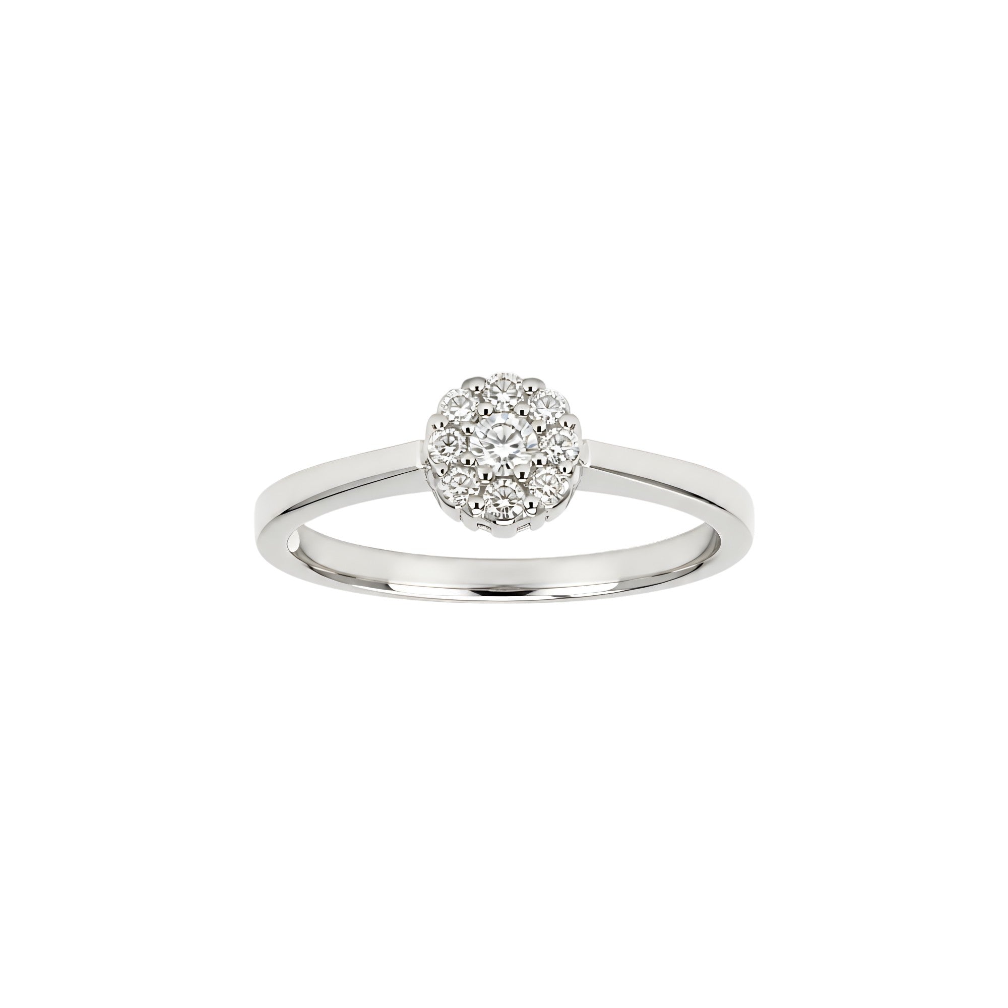 Flower Diamond Ring