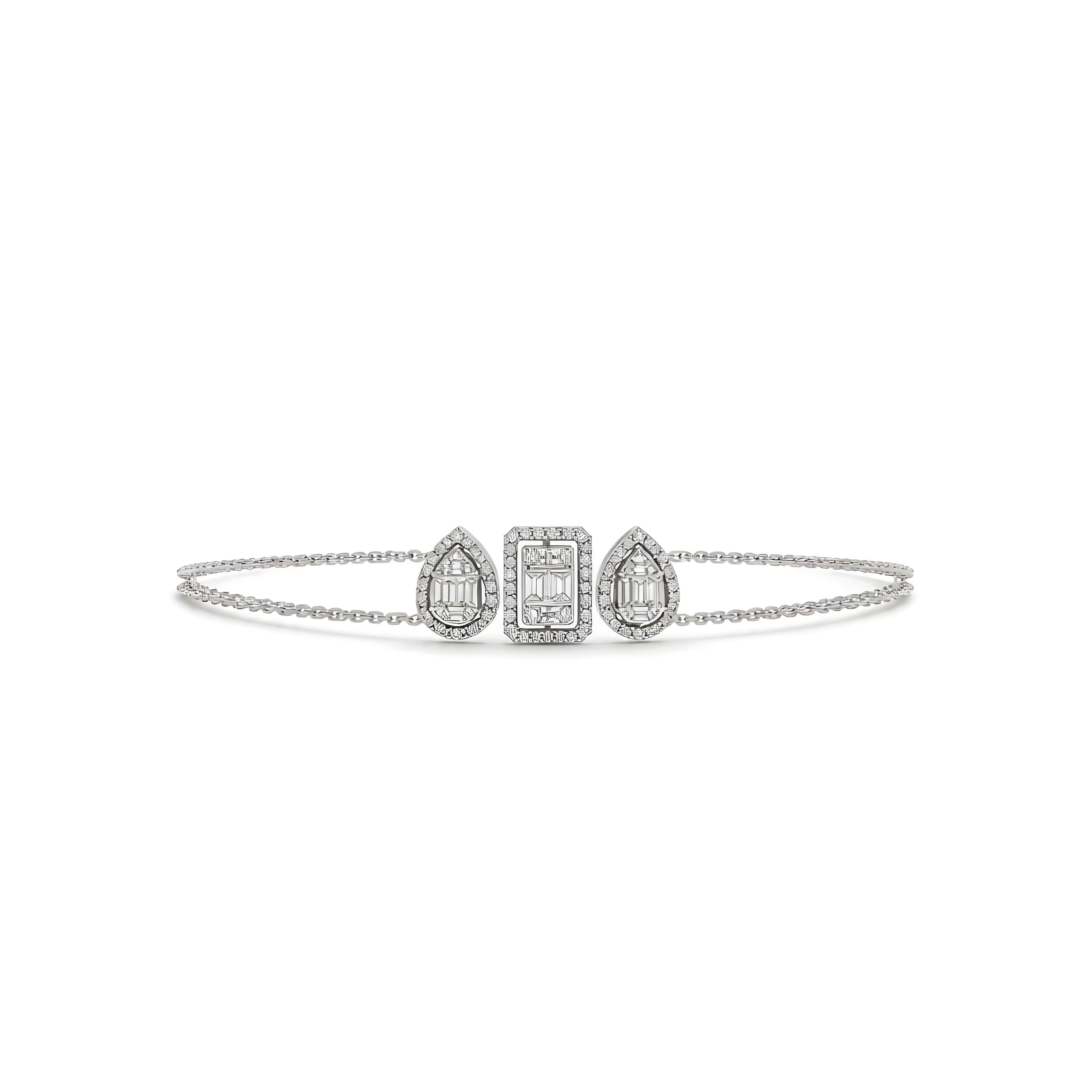 Pear Diamond Bracelet