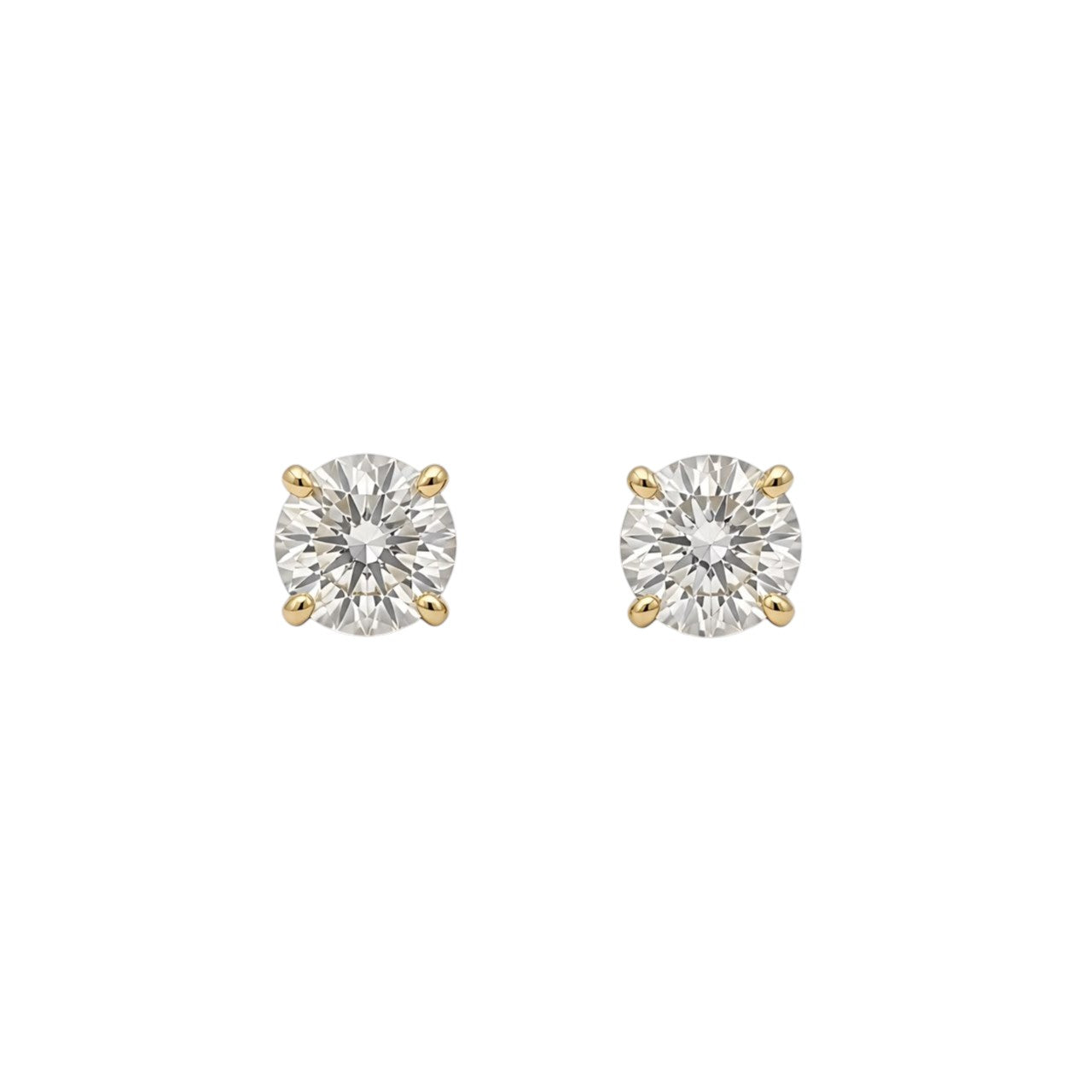 Round Diamond Studs