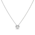 0.52 ct Heart Shaped Diamond Necklace